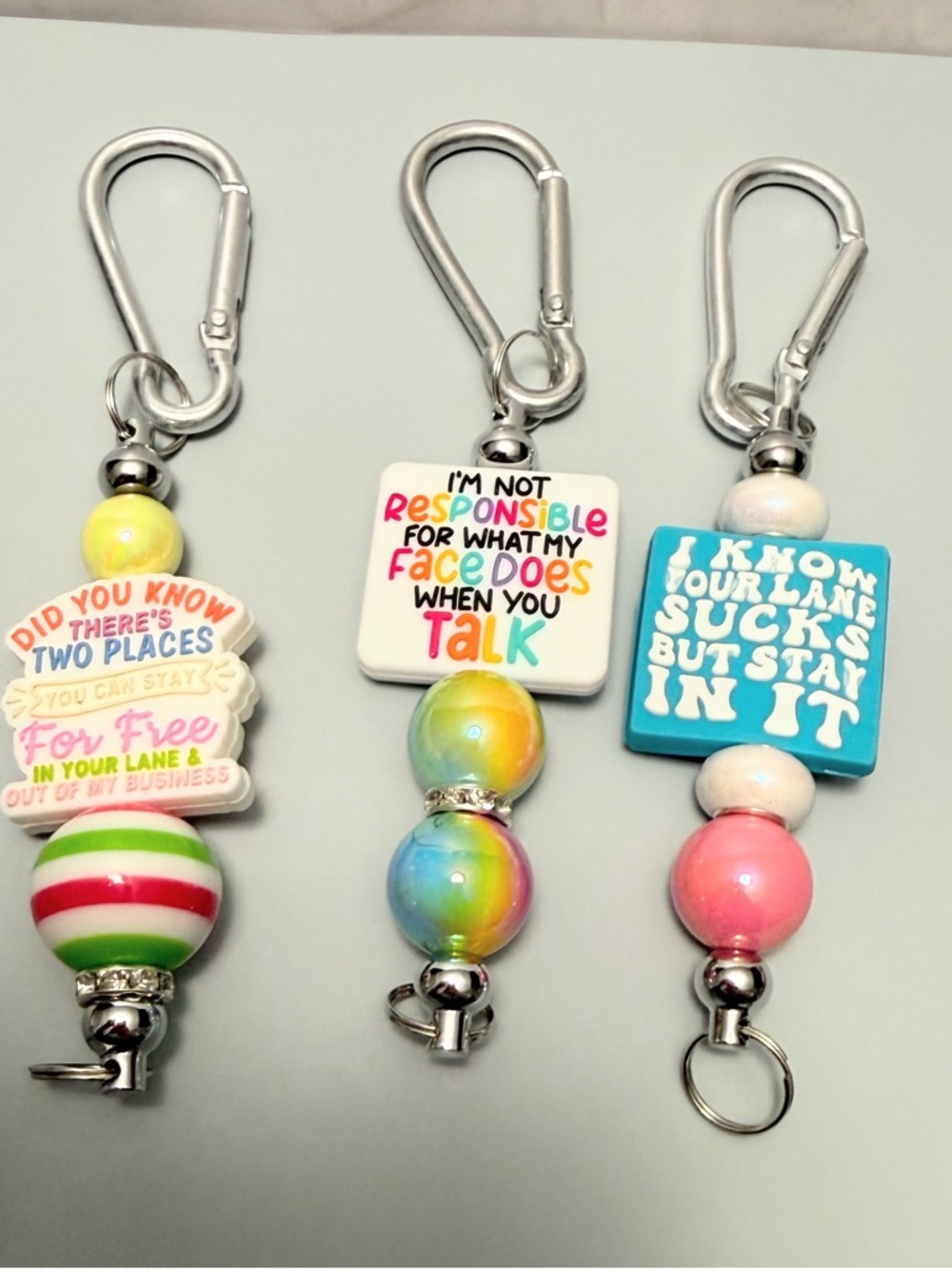 New Beaded Snarky Key/Purse/Lanyard Chain